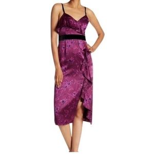 100% Silk Cinq A Sept Lara Night Out Dress Size 10